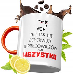 Narancssárga Bögre Party Ajándék fényképes nyomtatással