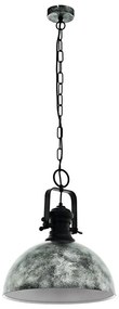 Eglo 79415 - Láncos csillár SADDINGTON 1xE27/60W/230V szürke