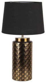Asztali lámpa arany-fekete 28x51 cm