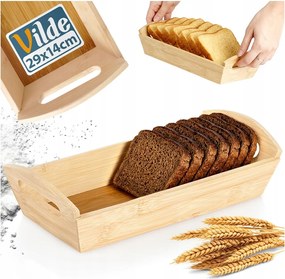 Kenyértartó kosár bambusz barna