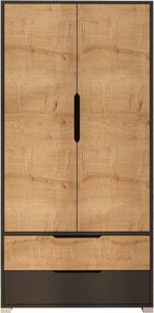 Flora 90 - Anthracite, Sapphire Oak