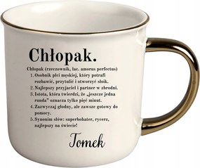 Bögre Fehér Arany Rant Ajándék Vicces Nőnap Fiú