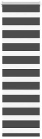 zebrafüggönnyel fekete szövetszélesség 40,9 cm poliészter