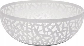 Alessi Cactus! Acél kosár Gyümölcstál 29 cm Fehér