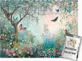 Fotótapéta Gyerekeknek Elvarázsolt Kert Virágok Tapéta Flizelina 300x210