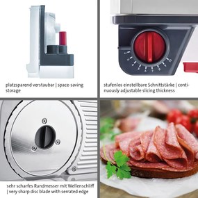 Rozsdamentes acél multifunkciós szeletelő Kompakt – Westmark