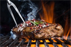 Egy sült steak képe (90x60 cm)