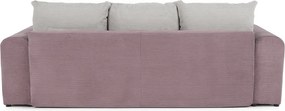 Extra tágas kanapé, lila, őreg rózsaszín, bézs színű, GILEN BIG SOFA