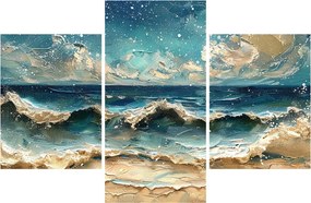 Kép - A tenger festése (90x60 cm)
