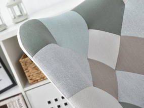 Fotel Sibyla (patchwork + fehér bükk). 1110390