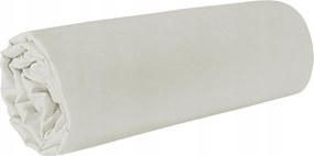 Nova gumi nélküli szatén lepedő 160x210 Eurofirany krémszínű