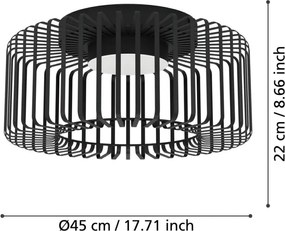 Eglo GINESTRONE-Z 900722 Mennyezeti Lámpa 1x22W/LED 2700-6500K 2450LM IP20