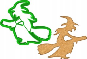 Forma Lyukasztó Mézeskalács kiszúró Halloween Boszorkány