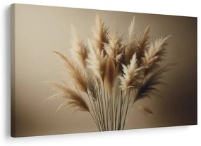 Kép természetes dekoráció fűfélékből