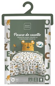 Egyszemélyes pamut gyerek ágyneműhuzat 140x200 cm Tigry – douceur d'intérieur