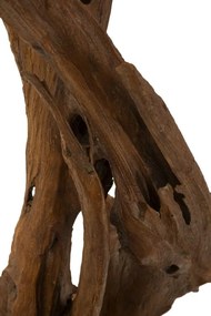 Lampada teak da tavolo ø 35x80cm