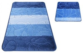 Gyönyörű kék szőnyegek a fürdőszobába 50 cm x 80 cm + 40 cm x 50 cm