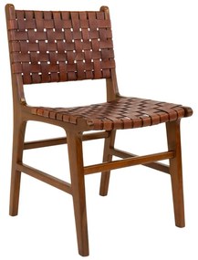 Barna teakfa étkezőszék szett 2 db-os Perugia – House Nordic