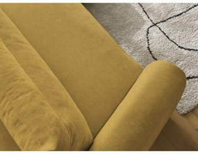 Okkersárga sarokkanapé Aden – Bobochic Paris