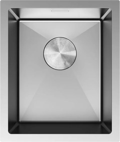 Mexen Trixo acél mosogató 1-medencés 370 x 440 mm, inox - 6412371000-01