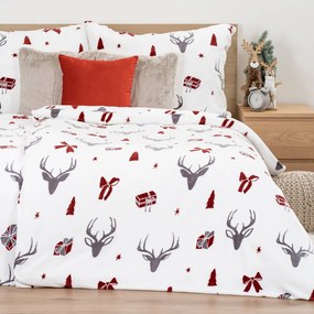 4Home  Stag & Bows mikroflanel ágynemű, 140 x 220 cm, 70 x 90 cm