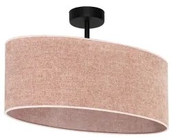 Duolla - Felületre szerelhető csillár OVAL 1xE27/15W/230V rózsaszín