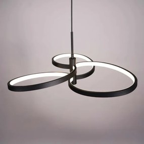 LED csillár kábelen RIBBON LED/25W/230V 4000K fekete