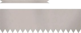 vidaXL Fűszegélyezés 50 pcs Barna 100 x 0.05 x 20 cm Időjárásálló acél