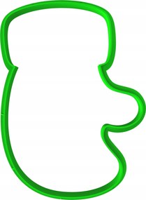 Karácsonyi Mézeskalács Forma Karácsonyi Nagy XL Kesztyű 10cm