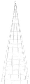 kék LED karácsonyfa zászlórúdra 550 LED 300 cm