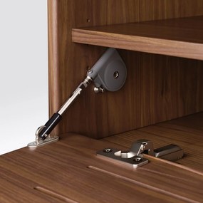 Carolin TV-állvány diófa dekorral - Kave Home