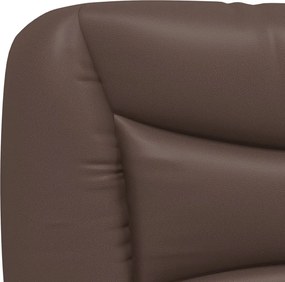 barna műbőr fejtámla párna Hvar 200 cm