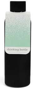 Fekete rozsdamentes acél ivópalack 500 ml – Rex London