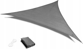 Napvitorla napellenző vízálló 3x3x3m ModernHome szürke