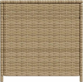 vidaXL vegyes bézs polyrattan kerti tárolóláda 469 L