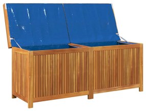 tömör akácfa kültéri párnatartó láda 150x50x60,5 cm