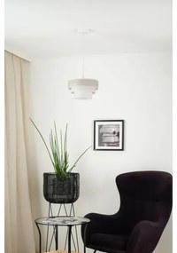 Brilagi - Csillár zsinóron ALASKA LUNETA 1xE27/15W/230V átm. 25 cm szürke/krémes