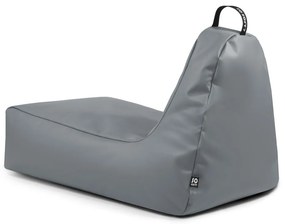 Sötétkék bőrutánzat babzsákfotel Chill XXL – So Soft?