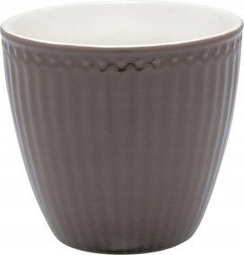 Porcelán Bögre latte Alice Dark Chocolate Green Gate, 250 ml