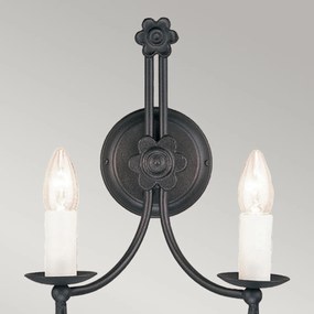 Elstead klasszikus fali lámpa belfry fekete elsby2-black
