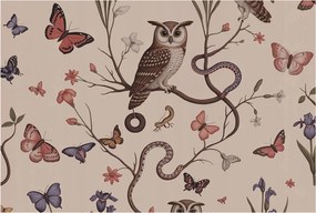 Flizelin fotótapéta Flizelin Design Bagoly természet 104x70 Ragasztó
