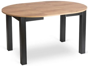 Étkezőgarnitúra 4 db. Rozsdabarna Rick székkel. Bővíthető asztal HARRY 102-142 cm