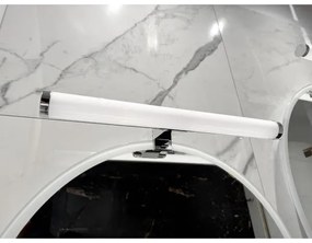 LED fürdőszobai tükörvilágítás, 10 W, 230 V, 45 cm, IP44, fényes króm
