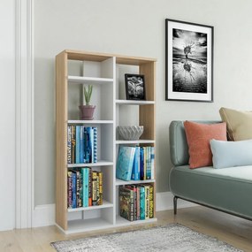 Polcos tároló könyvespolc 60x24x63cm barna FUR1957-1