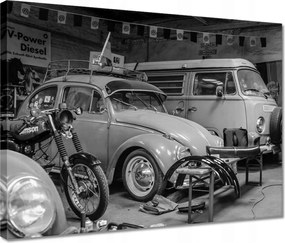 Vászonkép 40x30 Garázs szerelő