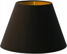 Lámpabúra Kúpos E27 Fekete Pamut Arany 20x45 H24 Mirano