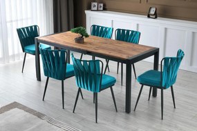 Kusakli Blue étkezőszék szett, 2 db, 2 db