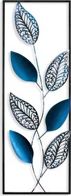 Leaf fém fali dekoráció, 32×90 cm – TR930DYU1236