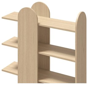 Könyvespolc tölgyfa dekorral 112x175 cm Venice - TemaHome