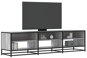 szürke sonoma színű szerelt fa TV-szekrény 180 x 40 x 46 cm